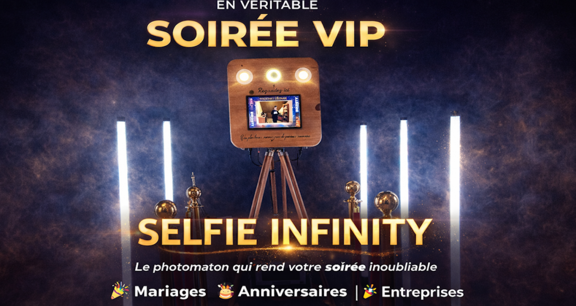 BORNE SELFIE INFINITY – L’ANIMATION PHOTO INCONTOURNABLE