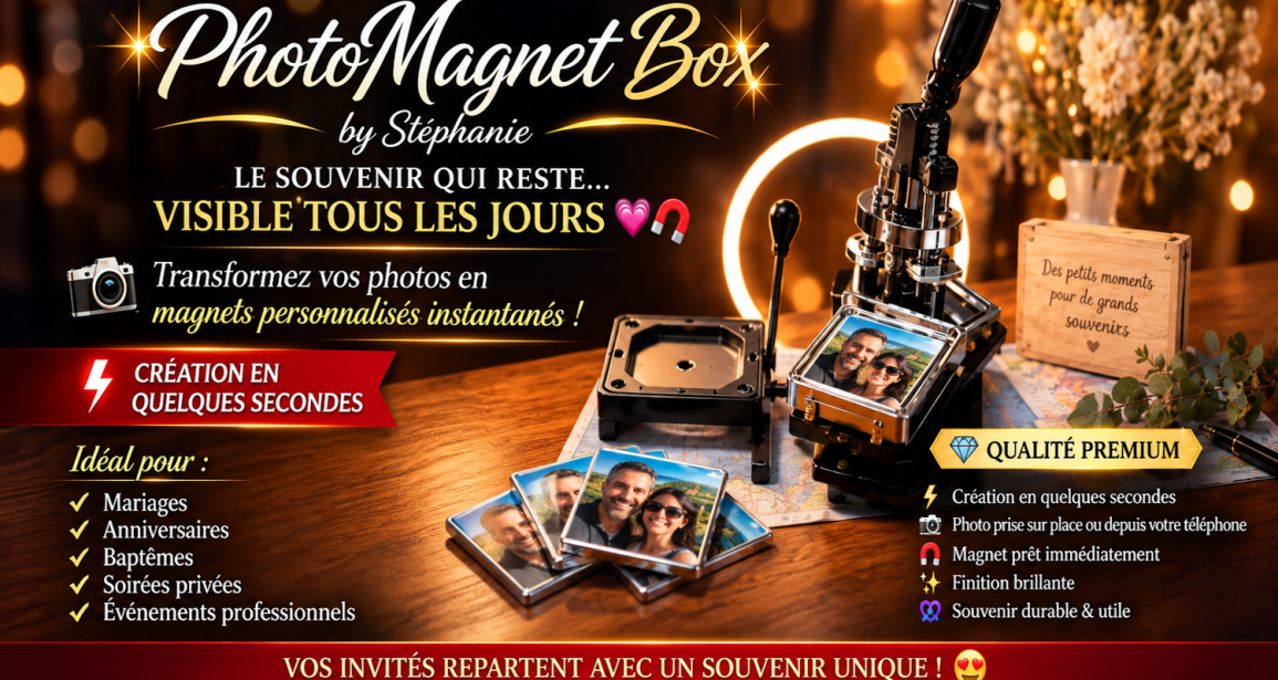 PhotoMagnet Box By Stéphanie